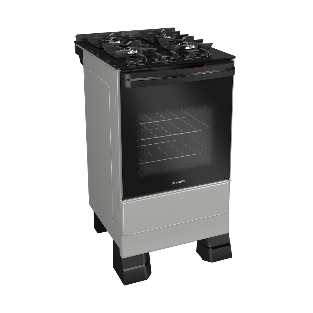 COCINA MUELLER 4H MFV4BF TITANIO