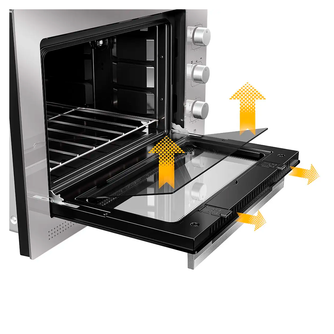 HORNO MUELLER MFE50K ESPEJADO DECORATO