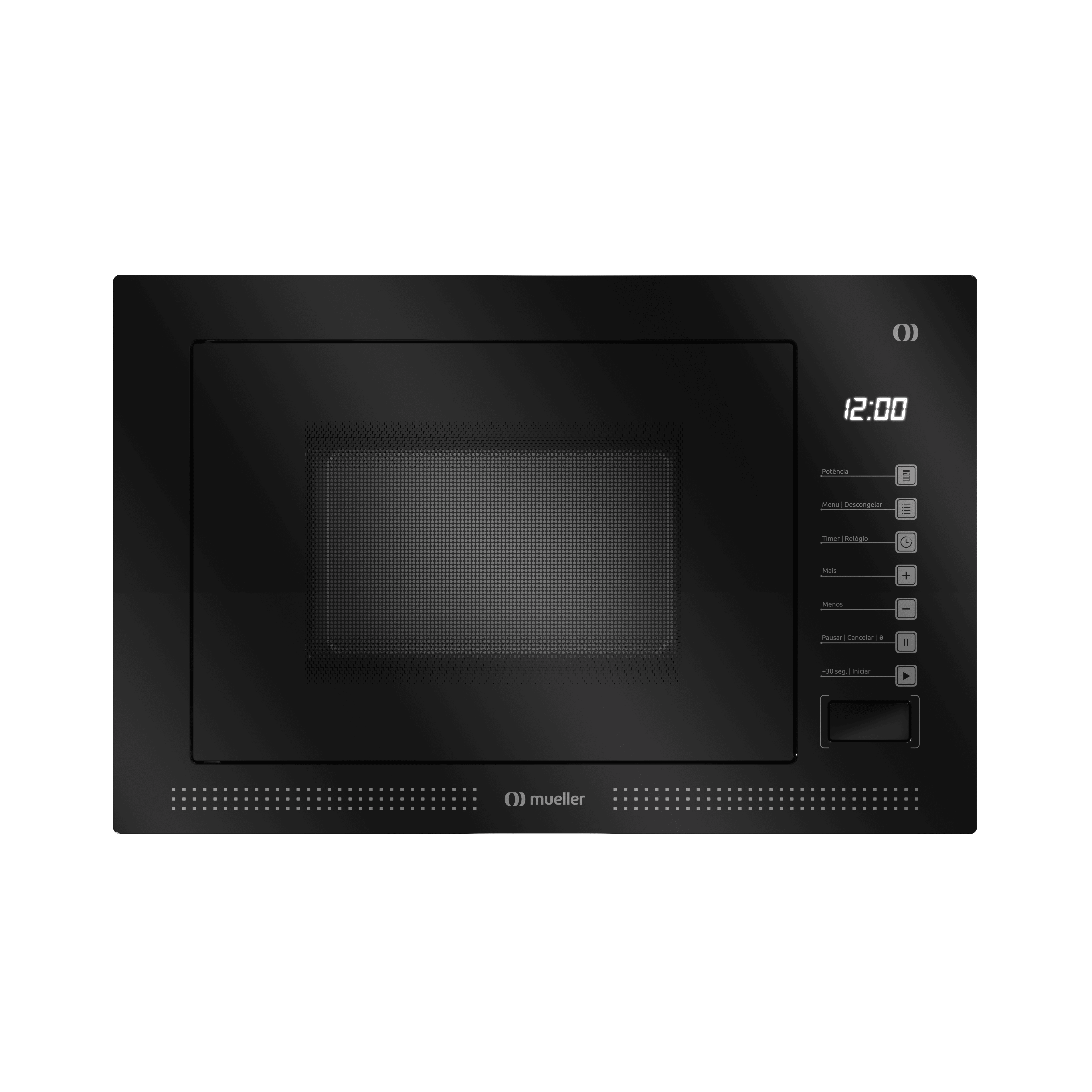 MICROONDAS MUELLER MME25K NEGRO EMPOTRABLE