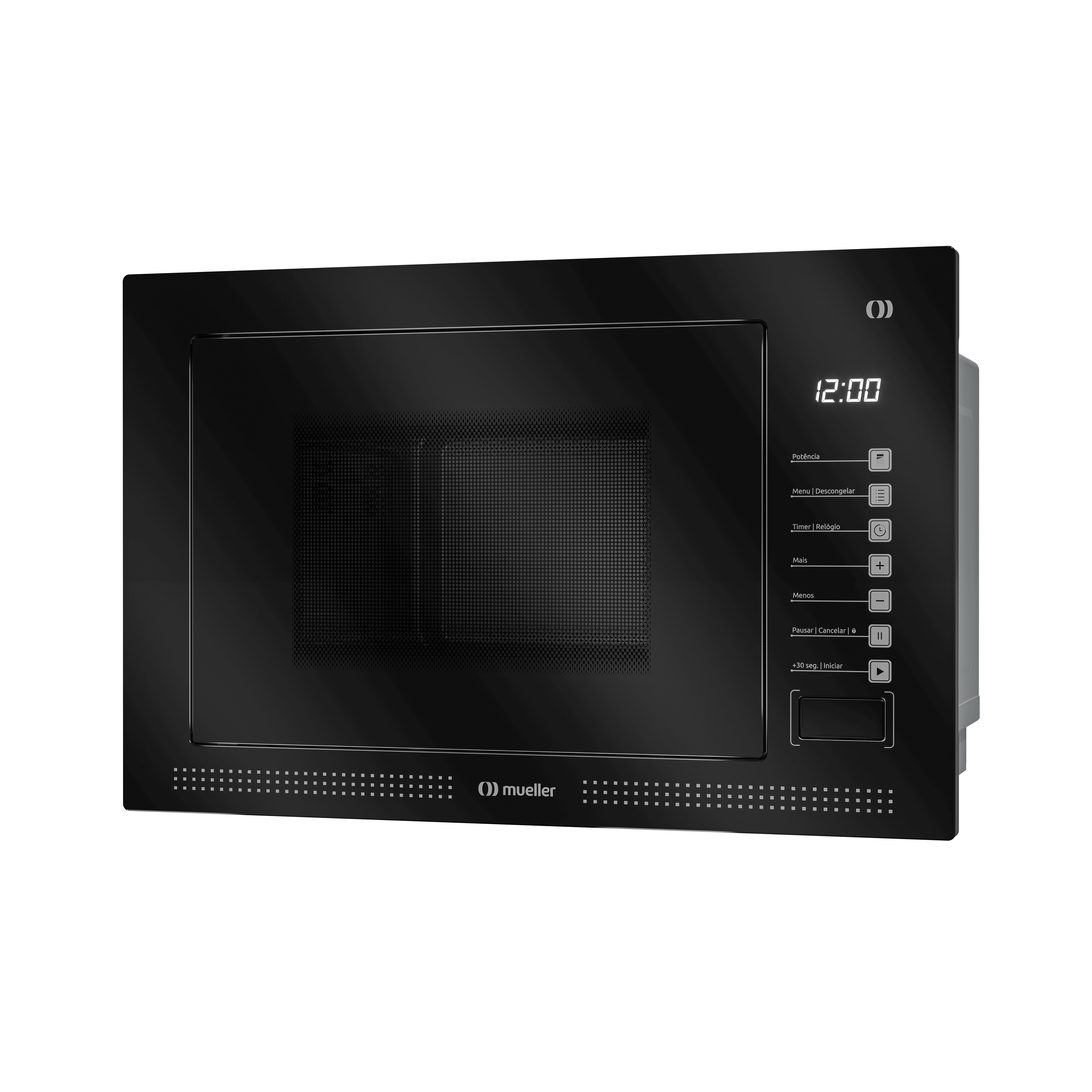 MICROONDAS MUELLER MME25K NEGRO EMPOTRABLE