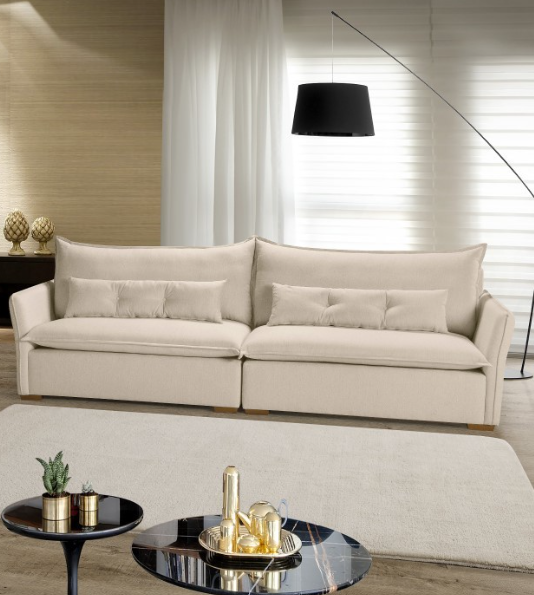 SOFA GRECCO 2 LUGARES RECTO GR-420 282CM