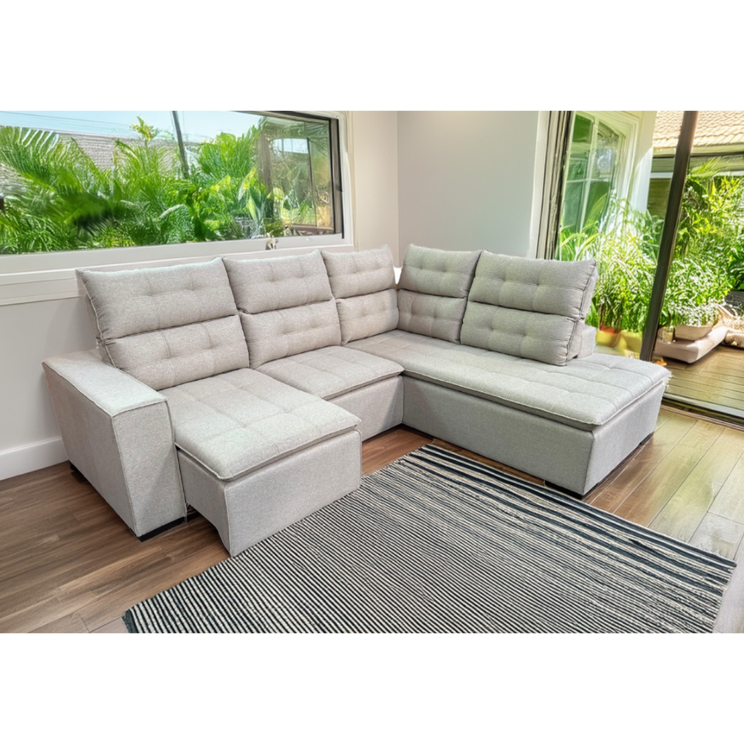 SOFÁ NEW RAFAIN NRF-760 ESQUINERO VOL3 G1 TELA 3902