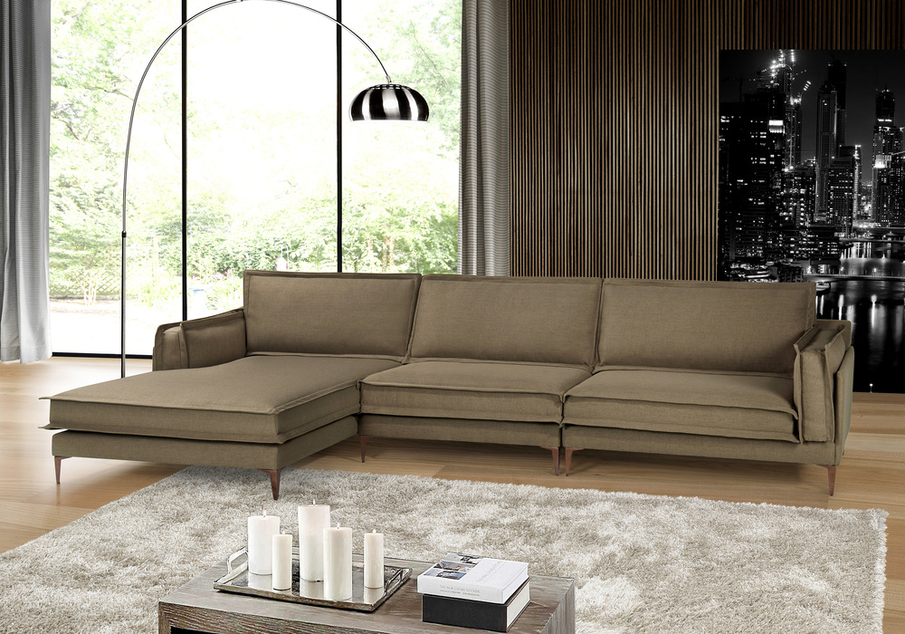 SOFA VERSA RECTO LD 3LUGARES C/CHAISE VE-280 338C