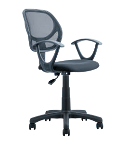 SILLA NUGAR T8116C GIRATORIA NEGRO