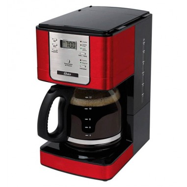 CAFETERA OSTER 12 TAZAS ROJA BVSTDC4401RD-05