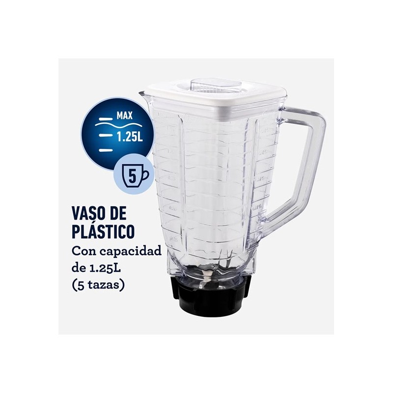 LICUADORA OSTER BLANCA JARRA PLAST. BLSTKAP-WRD-05