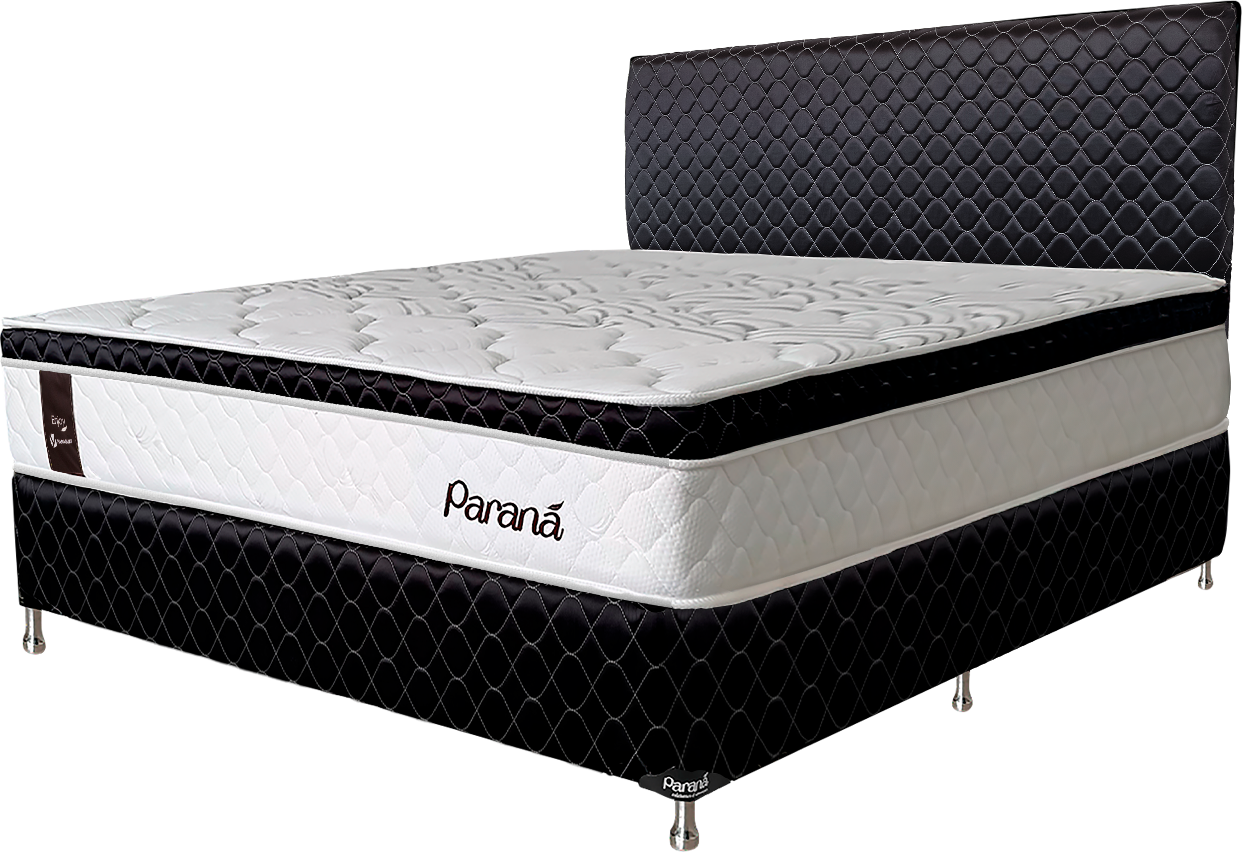 CAMA ENJOY 1,40X1,90M NEGRO