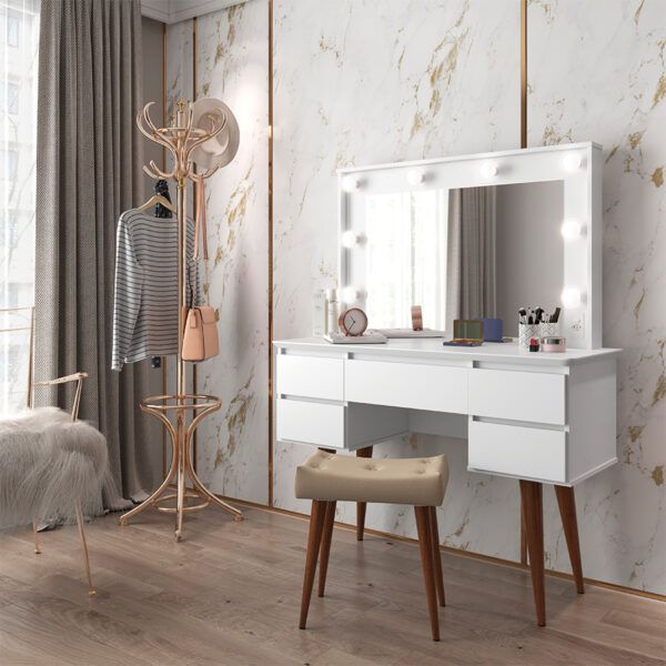 TOHALET CAMARIN STRASS PATRIMAR BLANCO