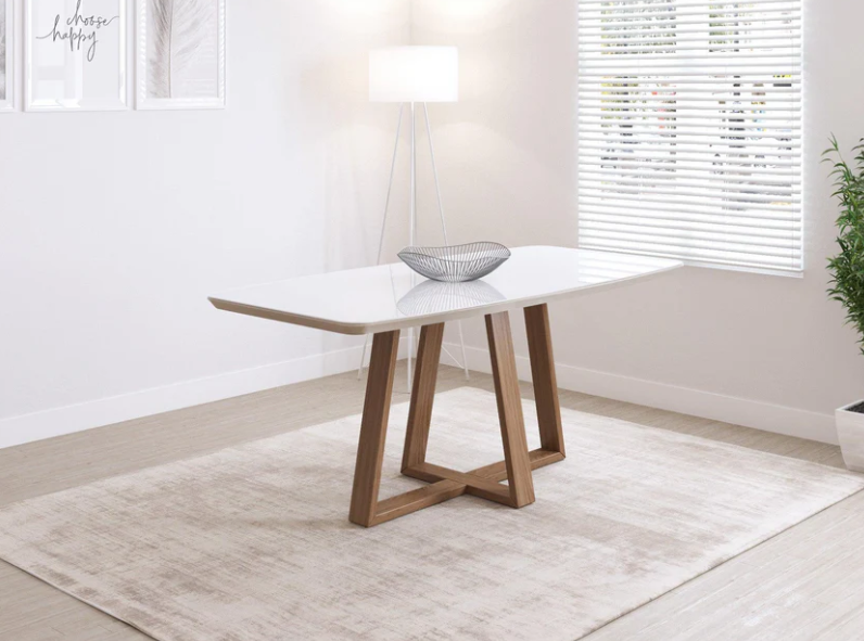 JUEGO DE COMEDOR MESA PROVINCIA BENNETT + 6 SILLAS DAISY