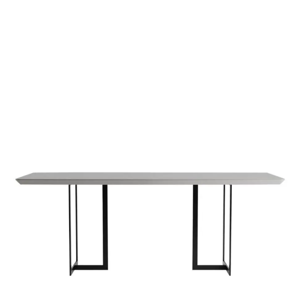 JUEGO DE COMEDOR PROVINCIA MESA IRON + 8 SILLAS LUCILLE DORADO