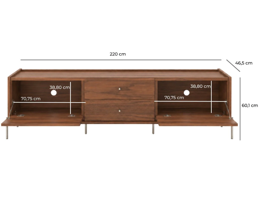 PROVINCIA RACK JASPER 2.2 CANELA/CHAMPAGNE