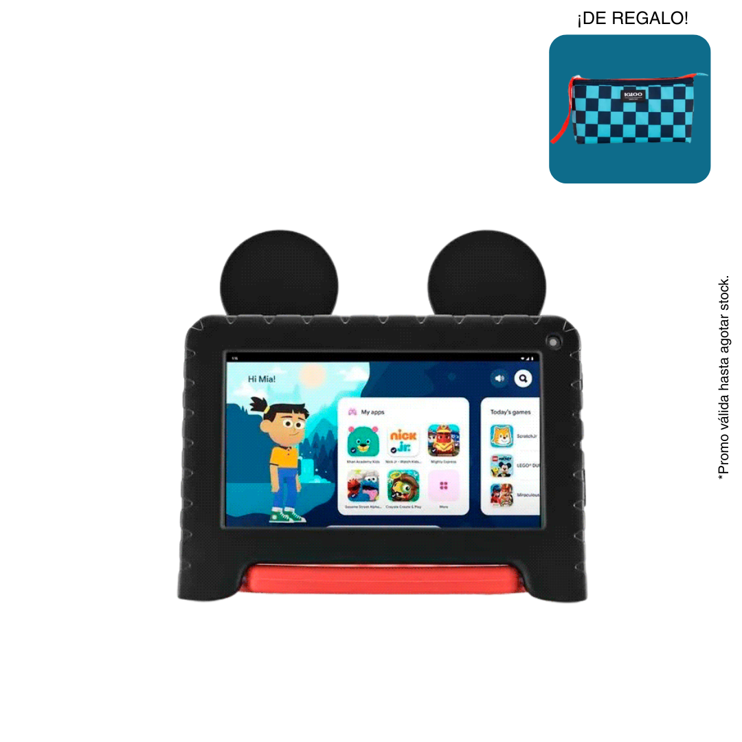 TABLET KID MICKEY NB41 QC/4GB/64GB/7" IPS/NEGRO