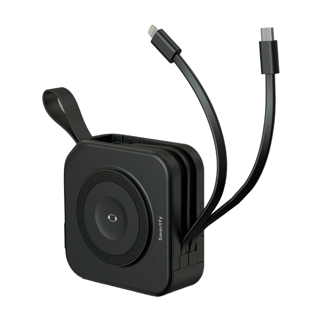 CARGADOR SMARTFY PBK03 NEGRO MAGNETIC