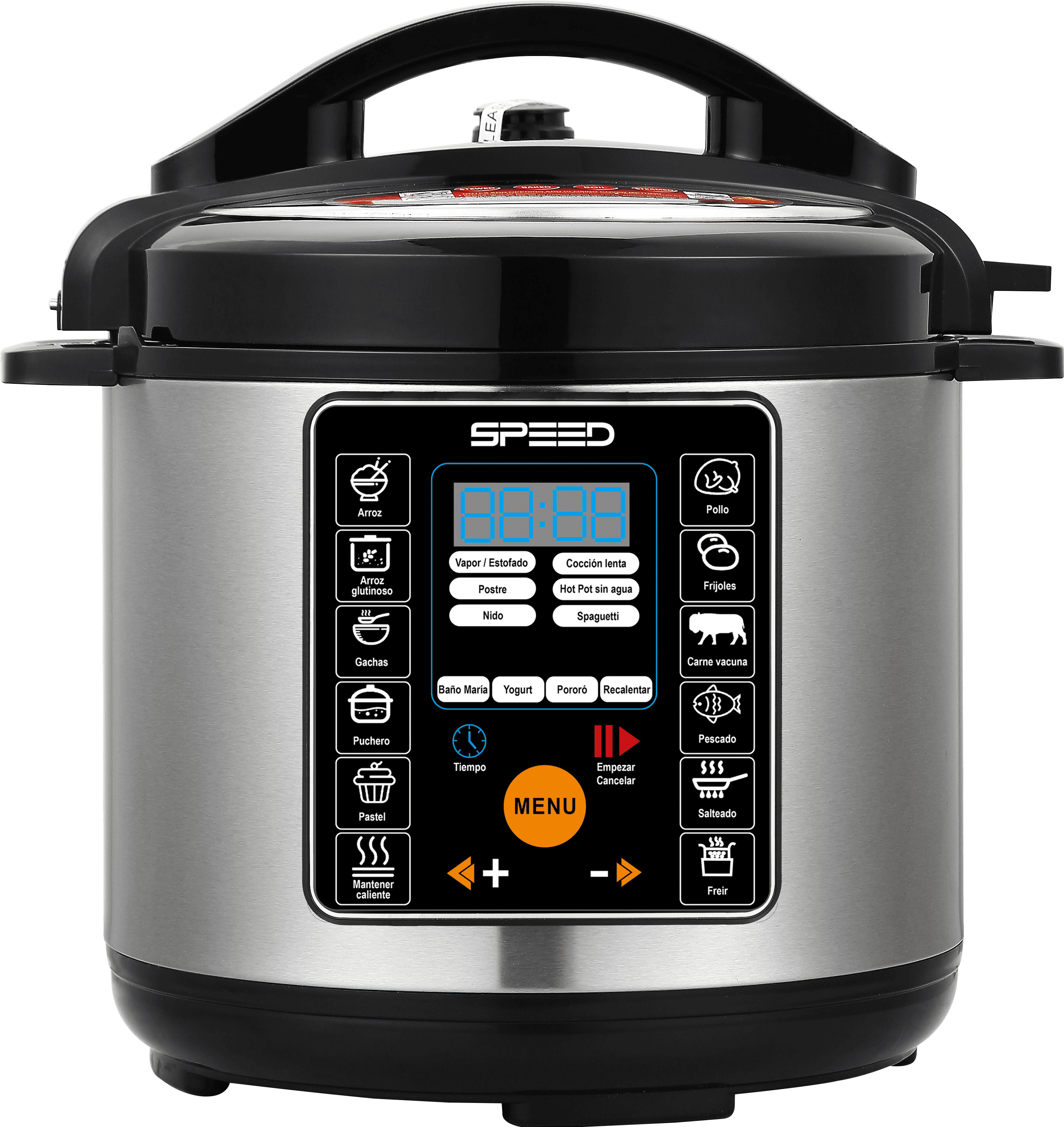 OLLA A PRESIÓN SPEED ELÉCTRICA 8L DIGITAL INOX
