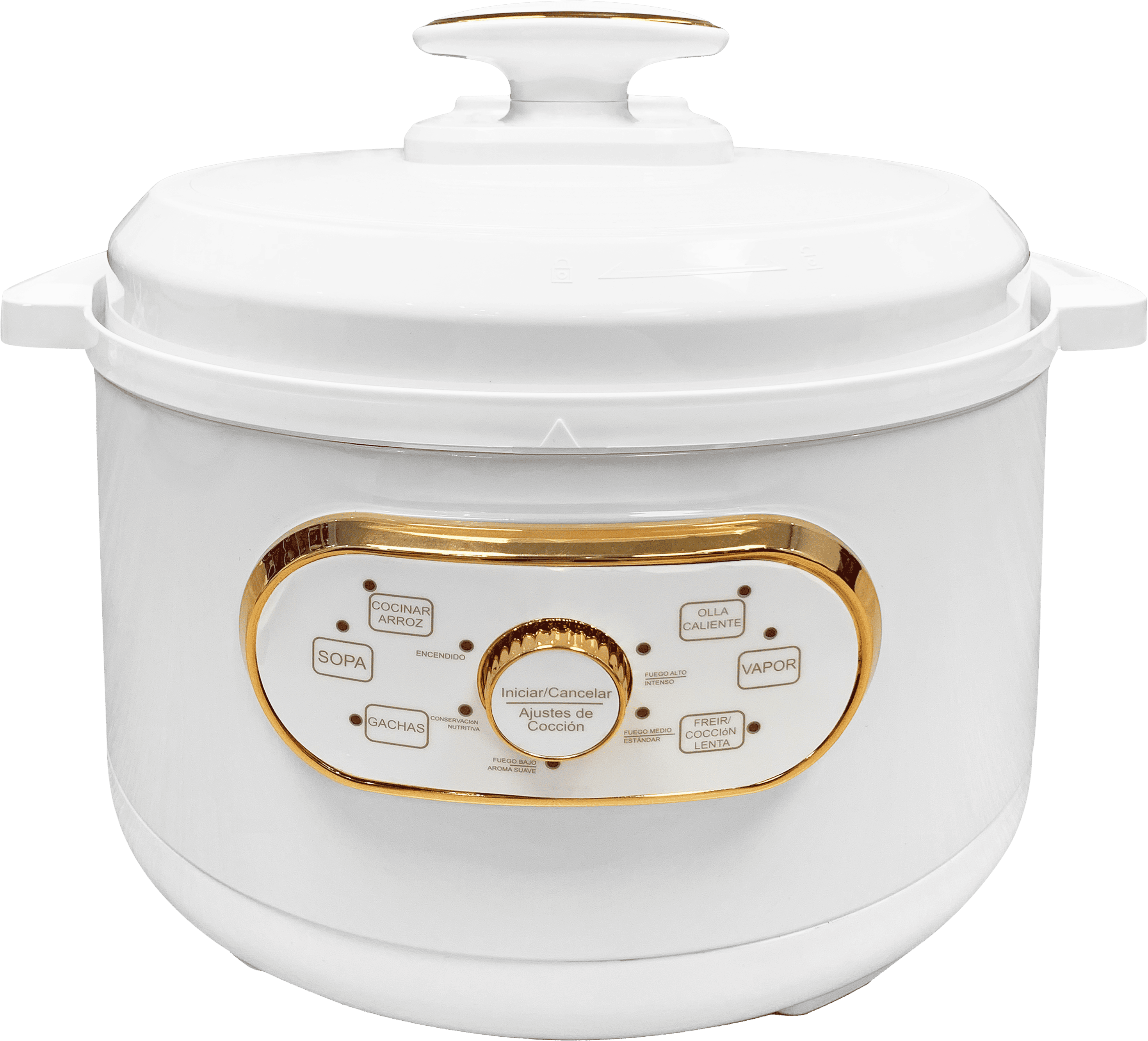 OLLA SPEED A PRESIÓN ELÉCTRICA 5L ANALÓGICA BLANCO