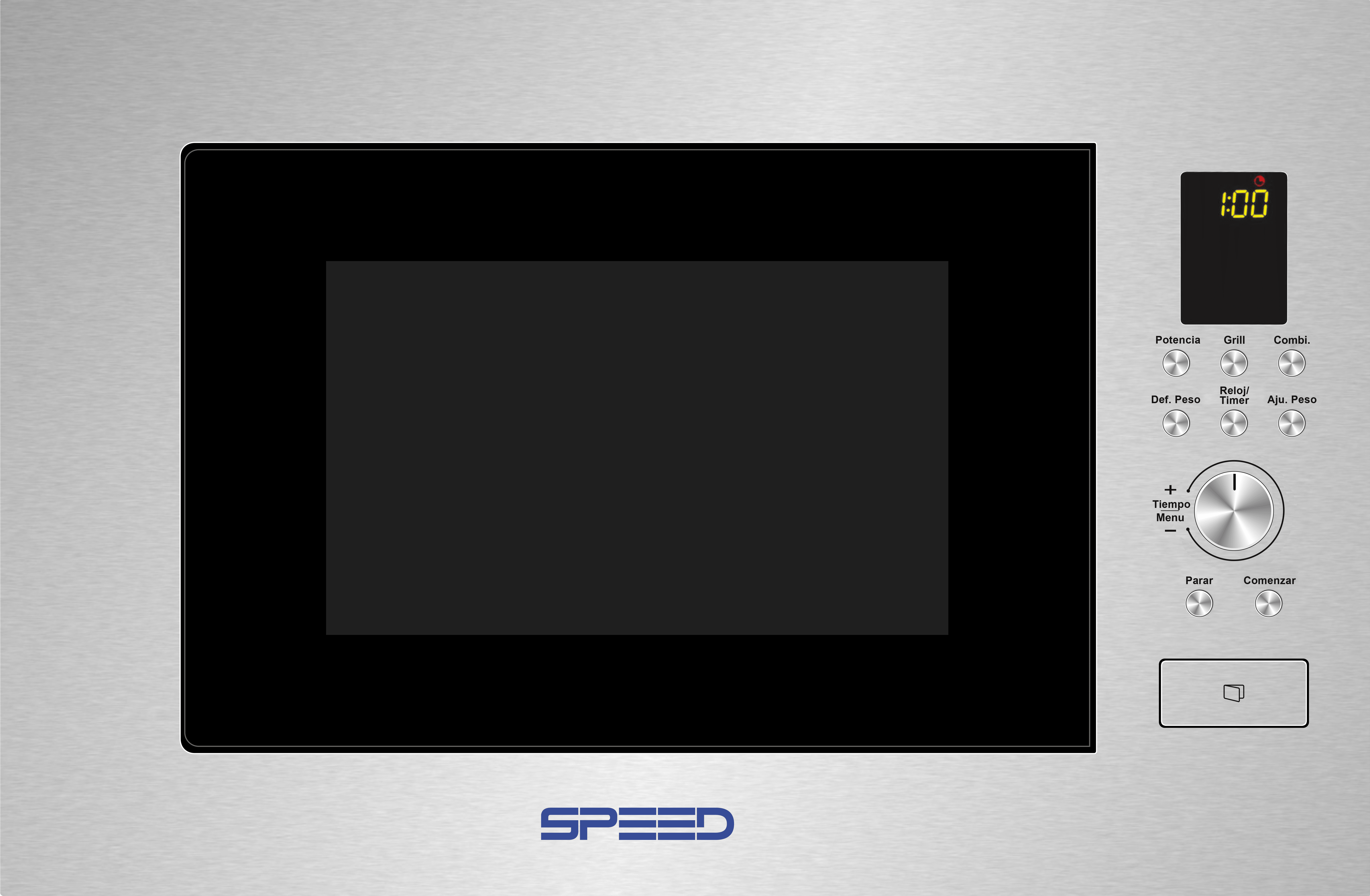 MICROONDAS DE EMPOTRAR SPEED 25L PLATEADO SHME25LS