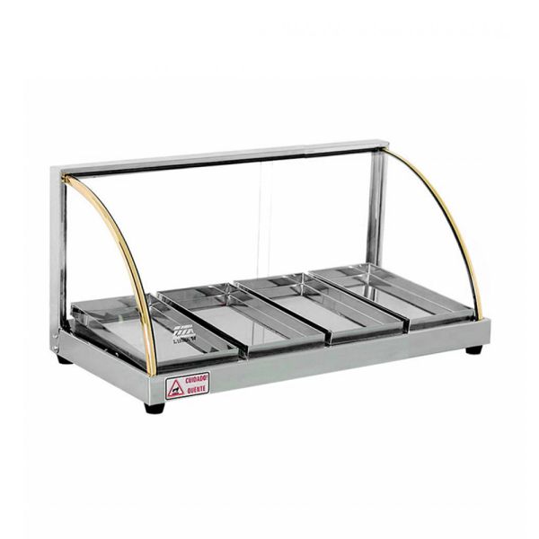 ESTUFA TITA  4 BANDEJAS W4B V/CURVO S/LUZ