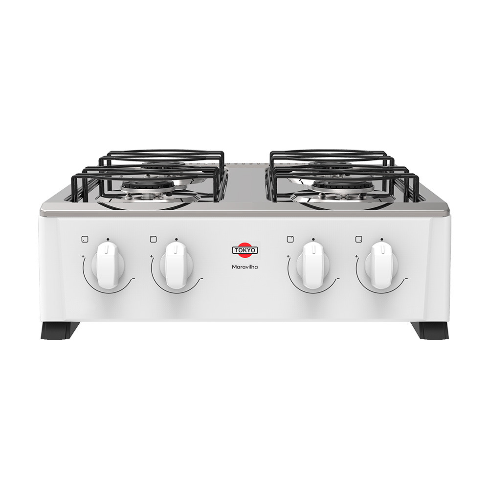 COCINA A GAS TOKYO 4H MARAVILHA BLANCO MESADA