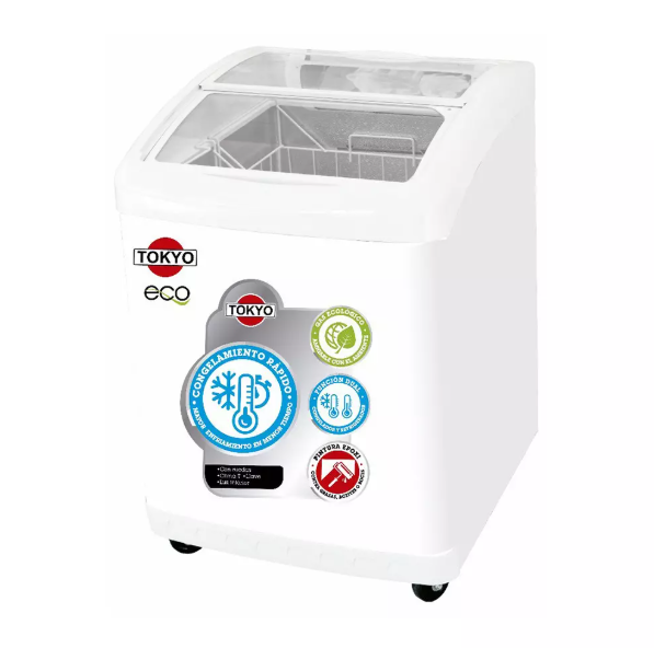 CONG. P/HELADOS TOKYO 132L. VID.CUR DES. TCONH220R