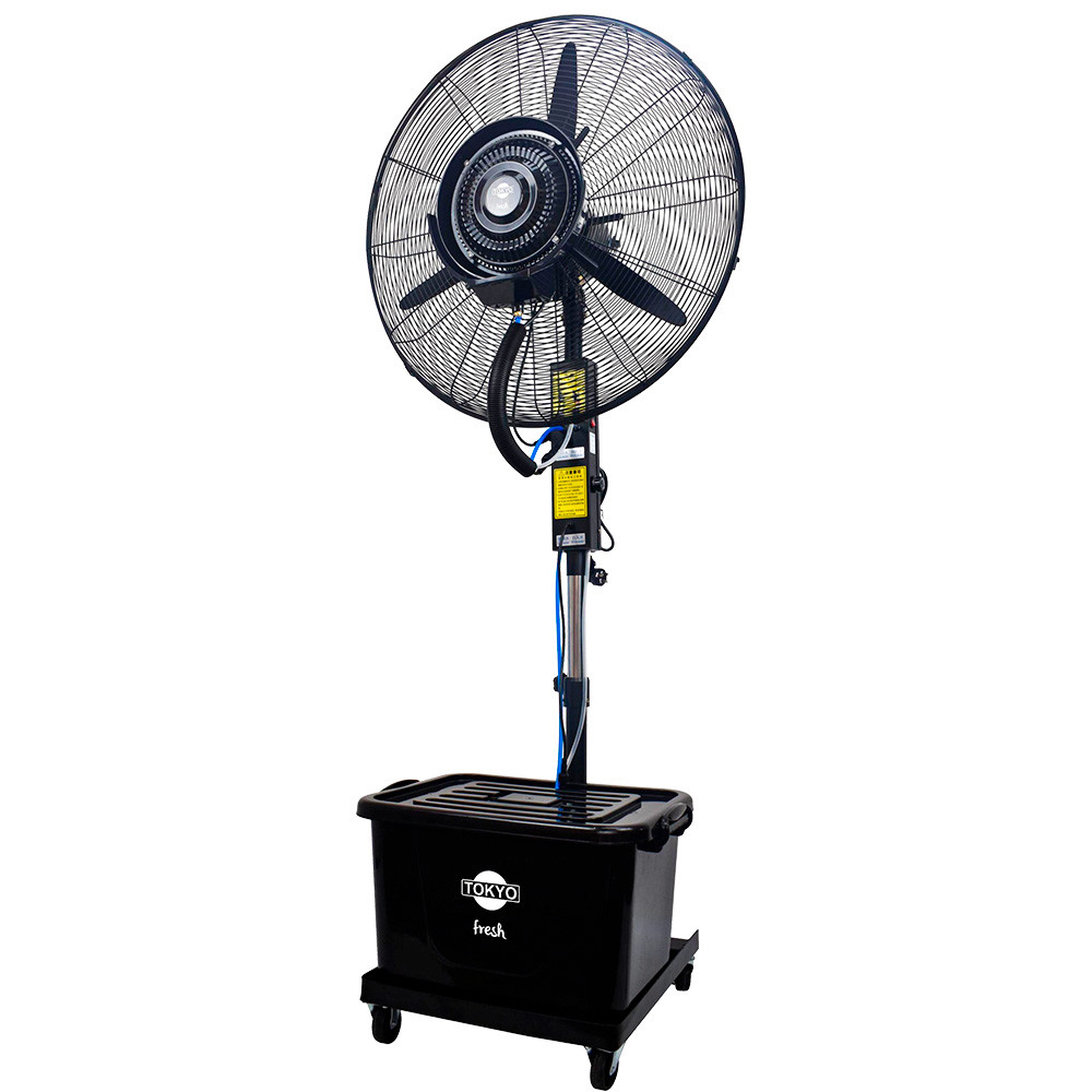 VENTILADOR TOKYO DE PIE 26" INDUSTRIAL C/HUMIDIFICADOR