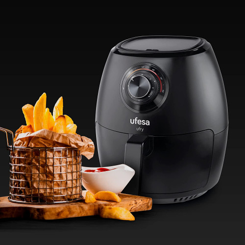 FREIDORA AIRE UFESA AF3500 3.5 LTS 1300W NEGRO