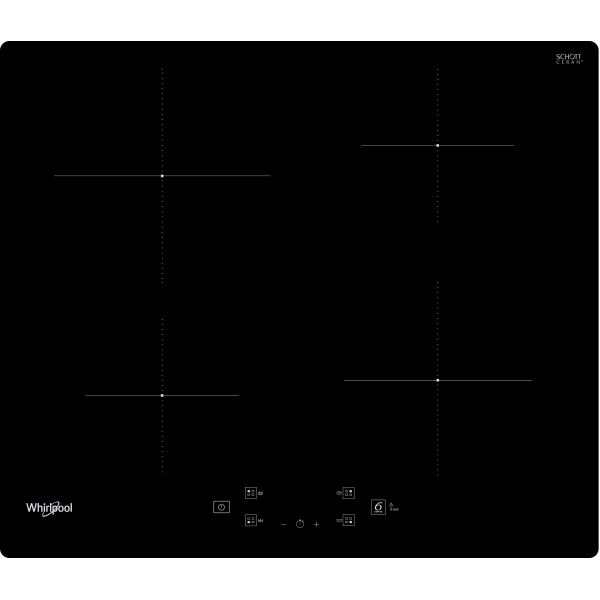 ANAFE WHIRLPOOL 4H. ACM807BA A INDUCCION VIT.