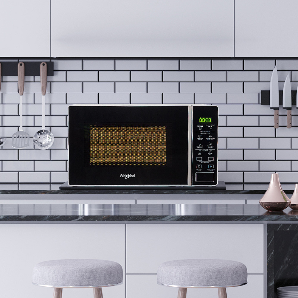 MICROONDAS WHIRLPOOL 20L SILVER S/GRILL WMS20SZIM